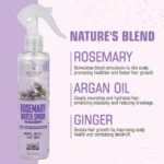 100% Rosemary Water Spray for Hair Growth, Anti Hair Fall & Nourishes Scalp  (200 ml) (PACK OF 2) - Image 4